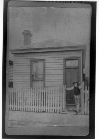 Richard Walker outside his house in Rupert Street