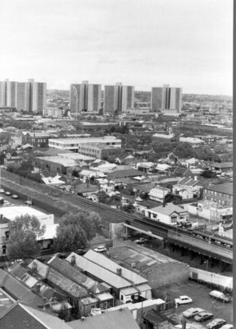 View of Abbotsford looking southeast from the town hall tower