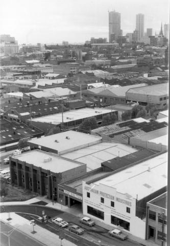 Collingwood looking southwest from the town hall