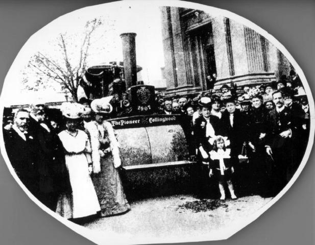 Collingwood steam-roller