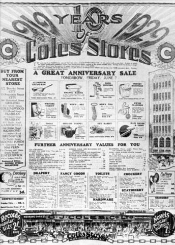 Coles advertisement