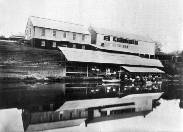 Wool washing in the Yarra