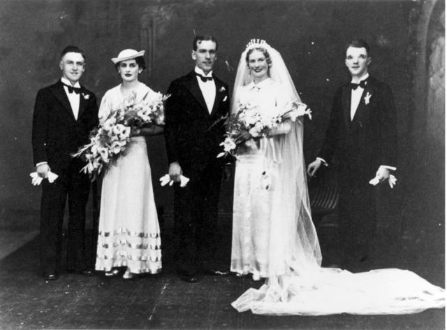 Harold and Dulcie's wedding