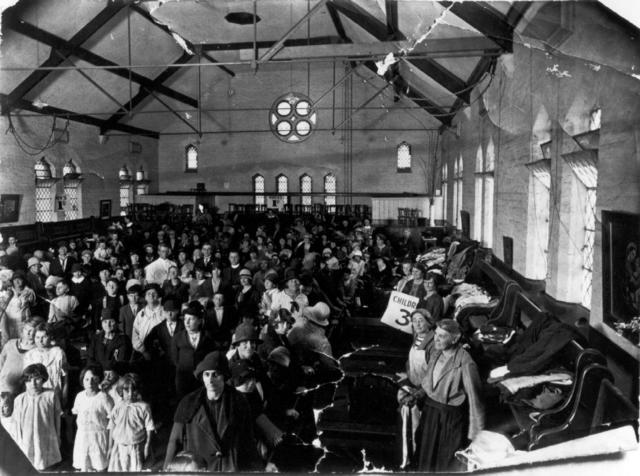 Clothing sale at the Gipps Street church
