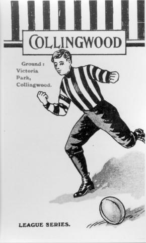 Collingwood football postcard