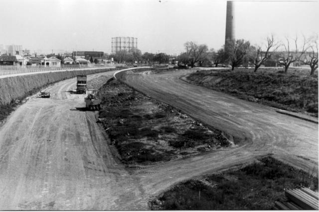 Freeway construction