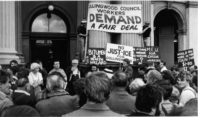Collingwood council workers demand a fair deal