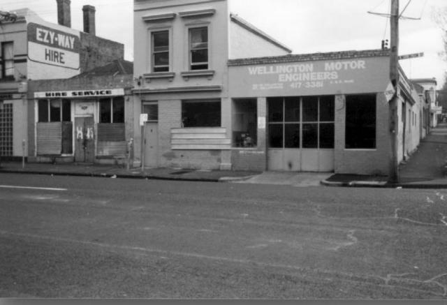Former shops in Wellington Street