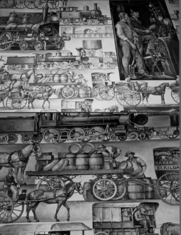 Transport mural including Kefford Carriers