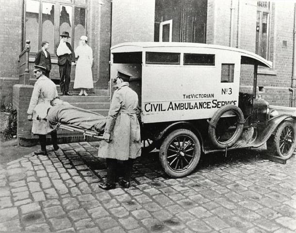 Victorian Civil Ambulance Service at St. Vincent's Hospital 
