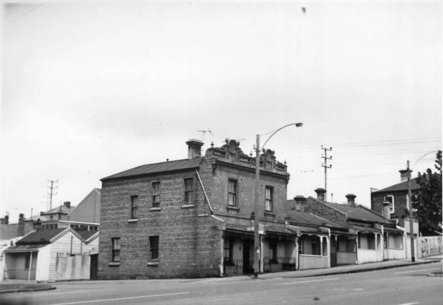 Corner of Curzon Street, east, and O'Shanassy Street South, North Melbourne