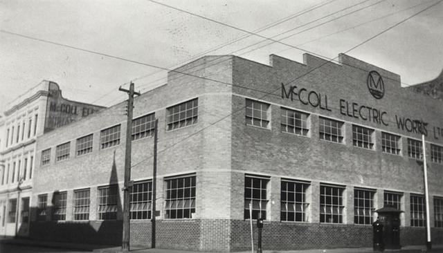 McColl Electric Works Ltd, 104 Moor Street, Fitzroy.