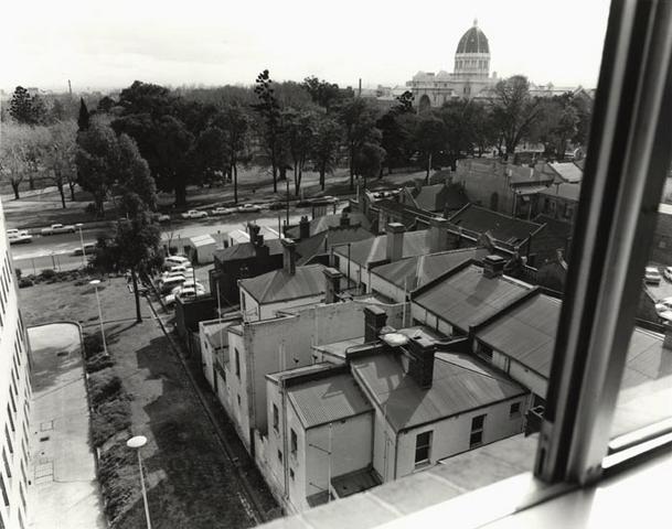 Rear of Princes Street, Fitzroy before demolition.