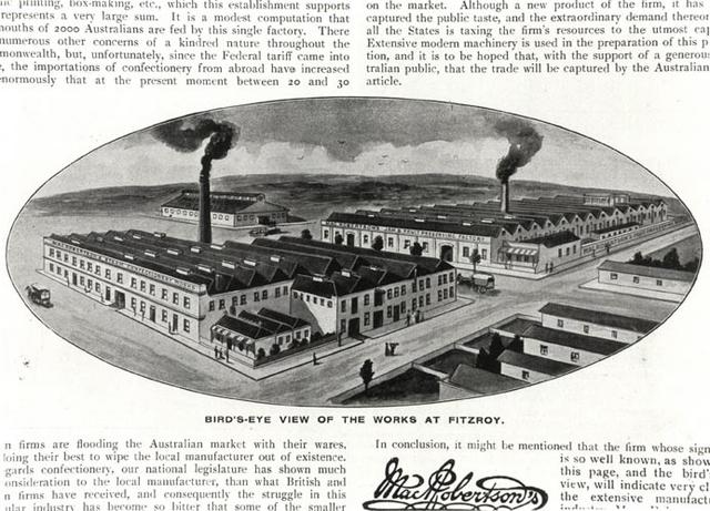 MacRobertson's Confectionary works, Fitzroy
