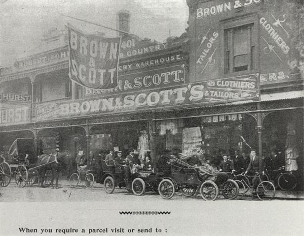 Brown and Scott's Drapery, 401,401a,403,403a Brunswick Street, Fitzroy.