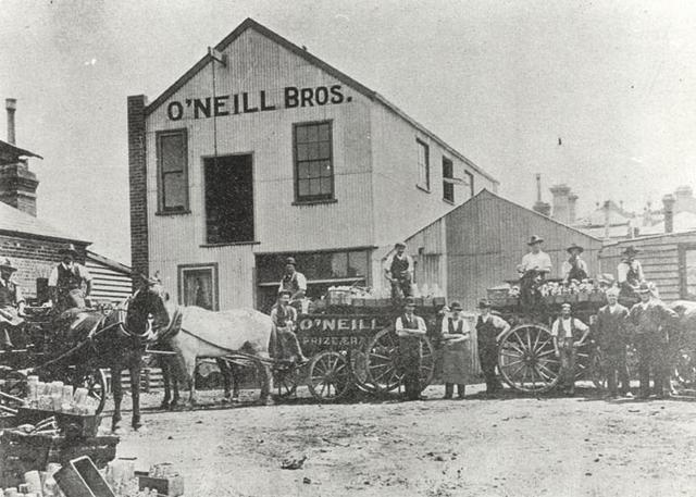 F and T O'Neill, Areated Water Maufacturers, Woodside Street, North Fitzroy 