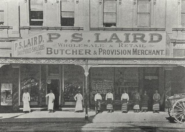 P.S. Laird, Butcher and Provision Merchant, Smith Street , Fitzroy.