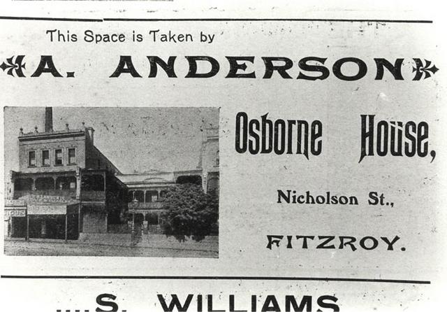 'Osborne House', 40 Nicholson Street , Fitzroy.