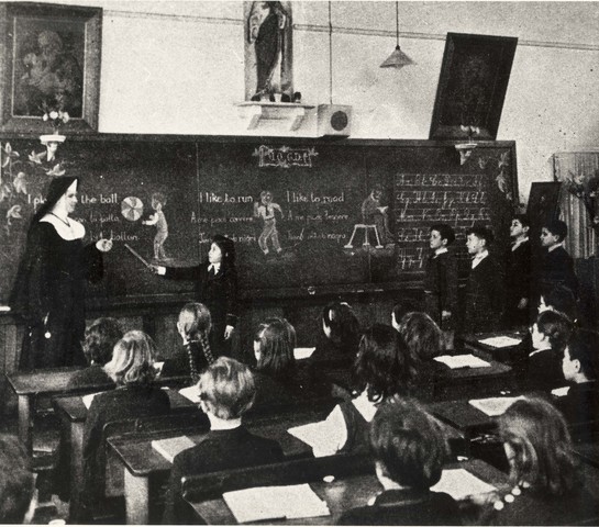 North Fitzroy:1956. St. Brigid's Catholic Primary School, Nicholson ...